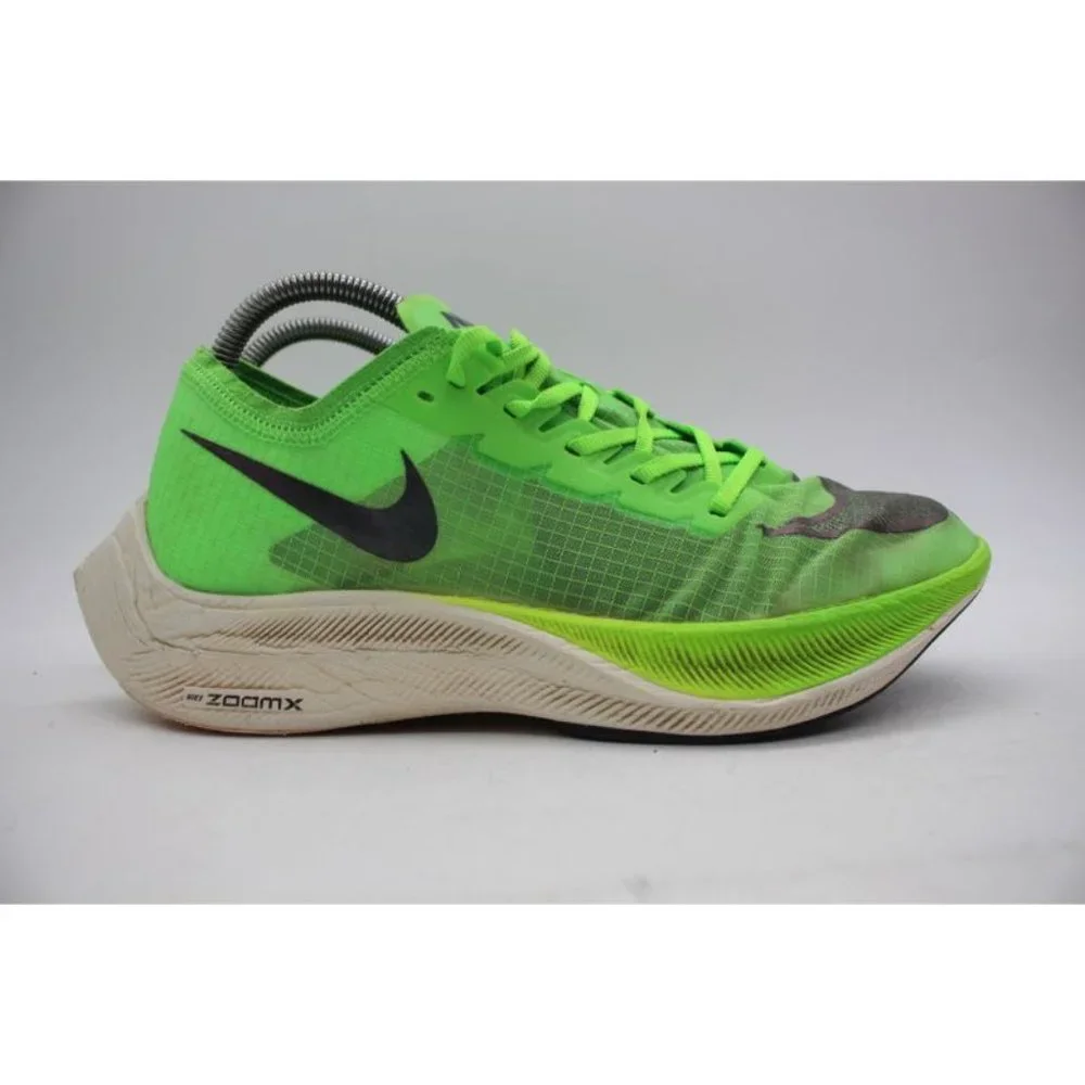 Nike Zoom x Vapor Fly NEXT%  Men's Size 7.5 Electric Green Athletic Sneaker